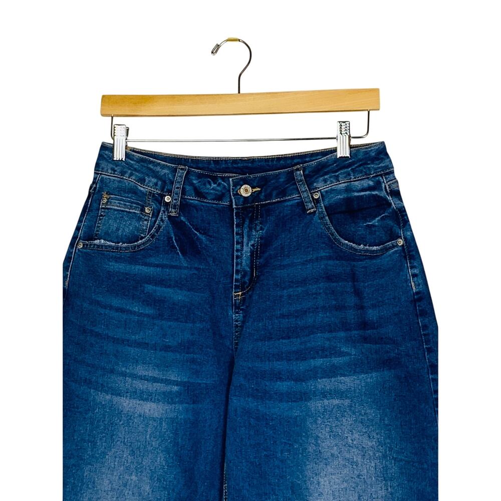 Sidefeel Barrel Jeans 10 Medium Wash Trendy - Picture 4 of 8